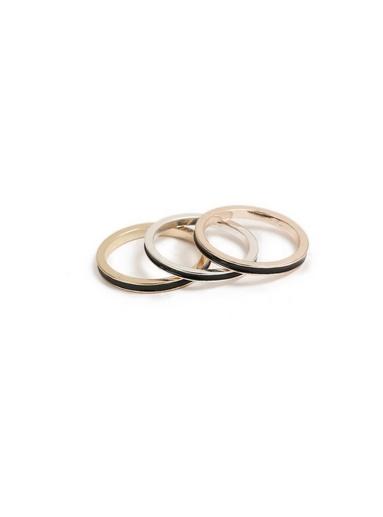 Topman Mens Black Three Ring Pack*