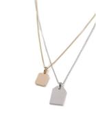 Topman Mens Multi Dog Tag Necklace*
