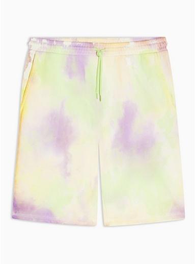 Topman Mens Multicoloured Dye Shorts