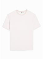 Topman Mens Pink And White Ottoman Stripe T-shirt