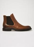 Topman Mens Brown Selected Homme Tan Leather Baxter Chelsea Boots