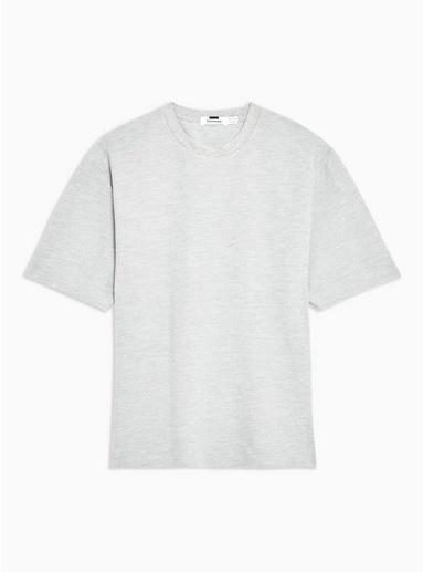 Topman Mens Grey Twill Sweatshirt