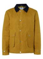 Topman Mens Yellow Mustard Wax Cotton Jacket