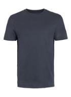 Topman Mens Mid Grey Navy Ombre Slim Fit T-shirt