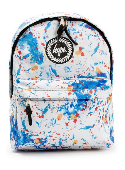 Topman Mens White Hype Primary Backpack*