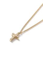 Topman Mens Gold Look Cross Pendant Necklace*