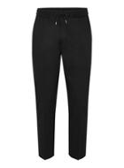 Topman Mens Black And Silver Taped Smart Joggers