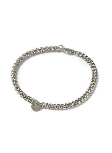 Topman Mens Silver Look Chain Bracelet*