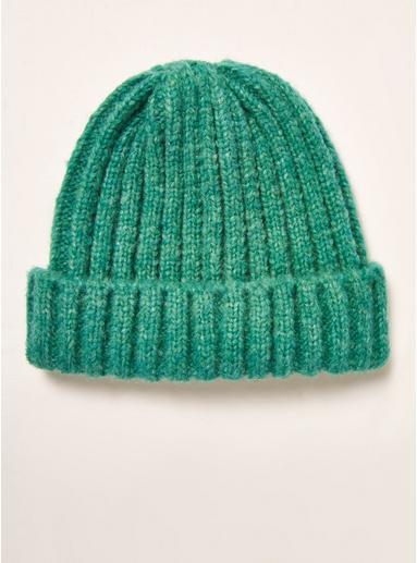 Topman Mens Blue Teal Jewel Beanie