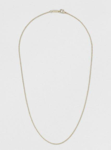 Topman Mens Metallic Fine Chain Necklace*