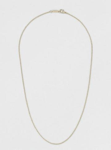 Topman Mens Metallic Fine Chain Necklace*