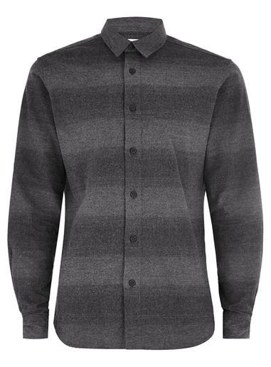 Topman Mens Grey Selected Homme Gray 'robin' Shirt