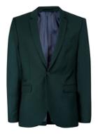 Topman Mens Deep Green Skinny Fit Suit Jacket