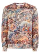 Topman Mens Multi Neoprene Church Print Sweatshirt