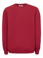 Topman Mens Red Wash Panelled Oversized Sweatshirt