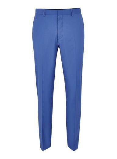 Topman Mens Bright Blue Skinny Suit Pants
