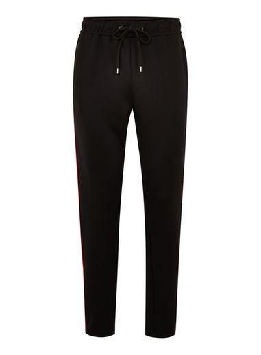 Topman Mens Multi Rainbow Side Taping Joggers