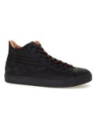 Topman Mens Selected Homme Black Nubuck Hi Tops