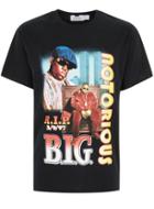 Topman Mens Black Biggie Print T-shirt