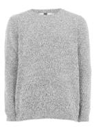Topman Mens Grey Gray Stitch Sweater