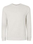 Topman Mens Grey Frost Pique Panel Sweatshirt