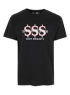 Topman Mens Black High Society T-shirt