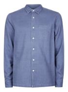 Topman Mens Ltd Blue Premium Cotton Shirt
