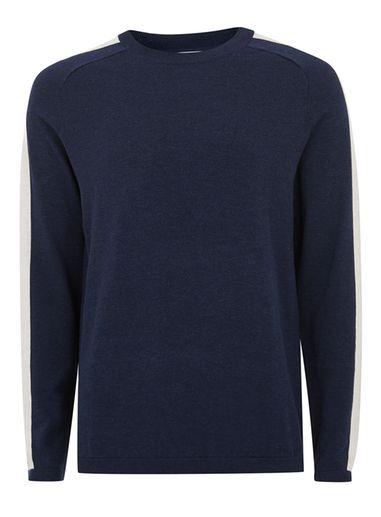 Topman Mens Selected Homme Blue Jumper