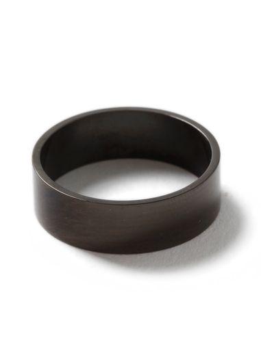 Topman Mens Black Band Ring*