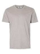 Topman Mens Mid Grey Grey Nibble Effect T-shirt