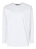 Topman Mens White Formal Long Sleeve T-shirt