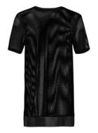 Topman Mens Aaa Black Mesh Taping T-shirt