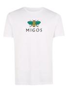 Topman Mens Black White 'migos' T-shirt