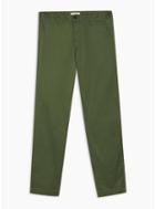 Selected Homme Mens Selected Homme Green Tapered Organic Cotton Trousers