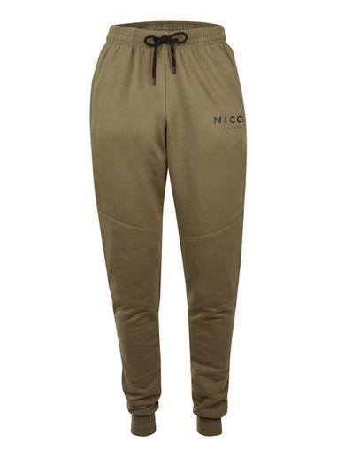 Topman Mens Green Nicce Khaki Joggers