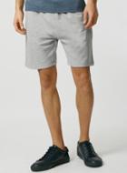 Topman Mens Mid Grey Grey Marl Jersey Shorts
