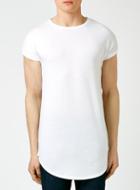 Topman Mens White Cap Sleeve T-shirt