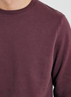 Topman Mens Multi Long Sleeve Burgundy Sweat And Navy Sweatshirt 2 Pack*