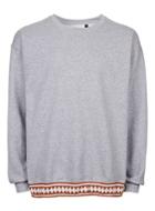 Topman Mens Grey Topman Finds Gray Vintage Sweatshirt