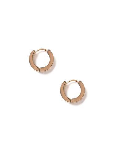 Topman Mens Rose Gold Hoop Earrings*