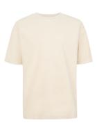 Topman Mens Ecru Ltd Off White Textured Oversized T-shirt