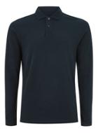Topman Mens Selected Homme Navy Polo