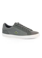 Topman Mens Lacoste Grey Leather Sneakers