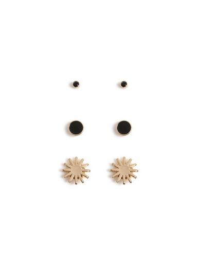 Topman Mens Cream Sun Earrings Pack