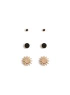 Topman Mens Cream Sun Earrings Pack