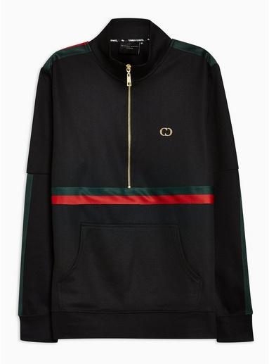 Criminal Damage Mens Criminal Damage Black Track Top