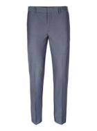 Topman Mens Steel Blue Skinny Fit Suit Pants