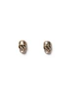 Topman Mens Gold Look Ditsy Skull Stud Earrings*