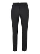 Topman Mens Navy Skinny Suit Pants With Wool