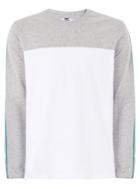 Topman Mens Grey Gray Skater Taping T-shirt